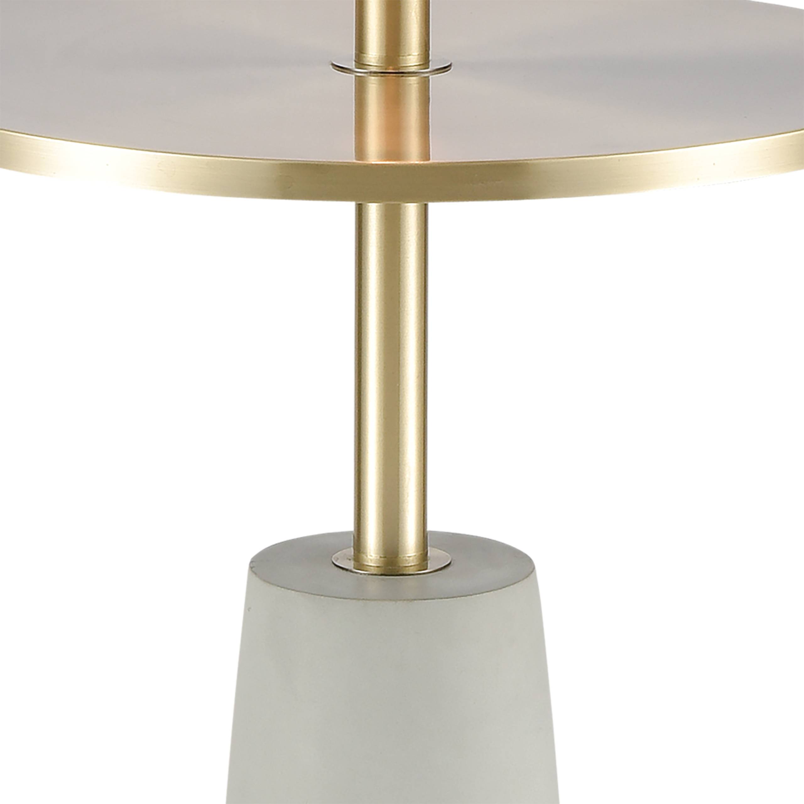 Below the Surface 63'' High 2-Light Floor Lamp - Polished Concrete - Image 4