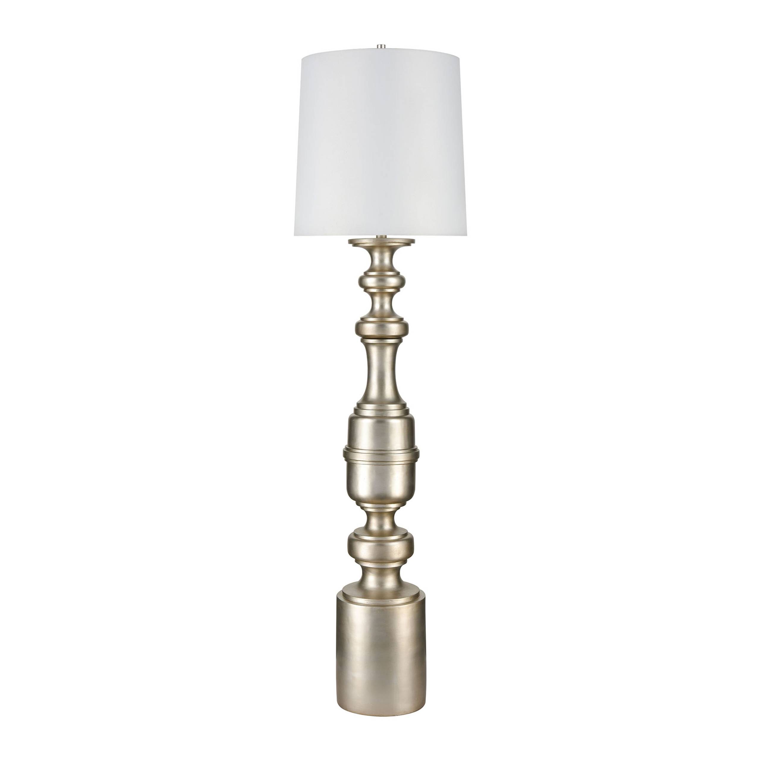 Cabello 78'' High 1-Light Floor Lamp - Antique Silver - Image 2