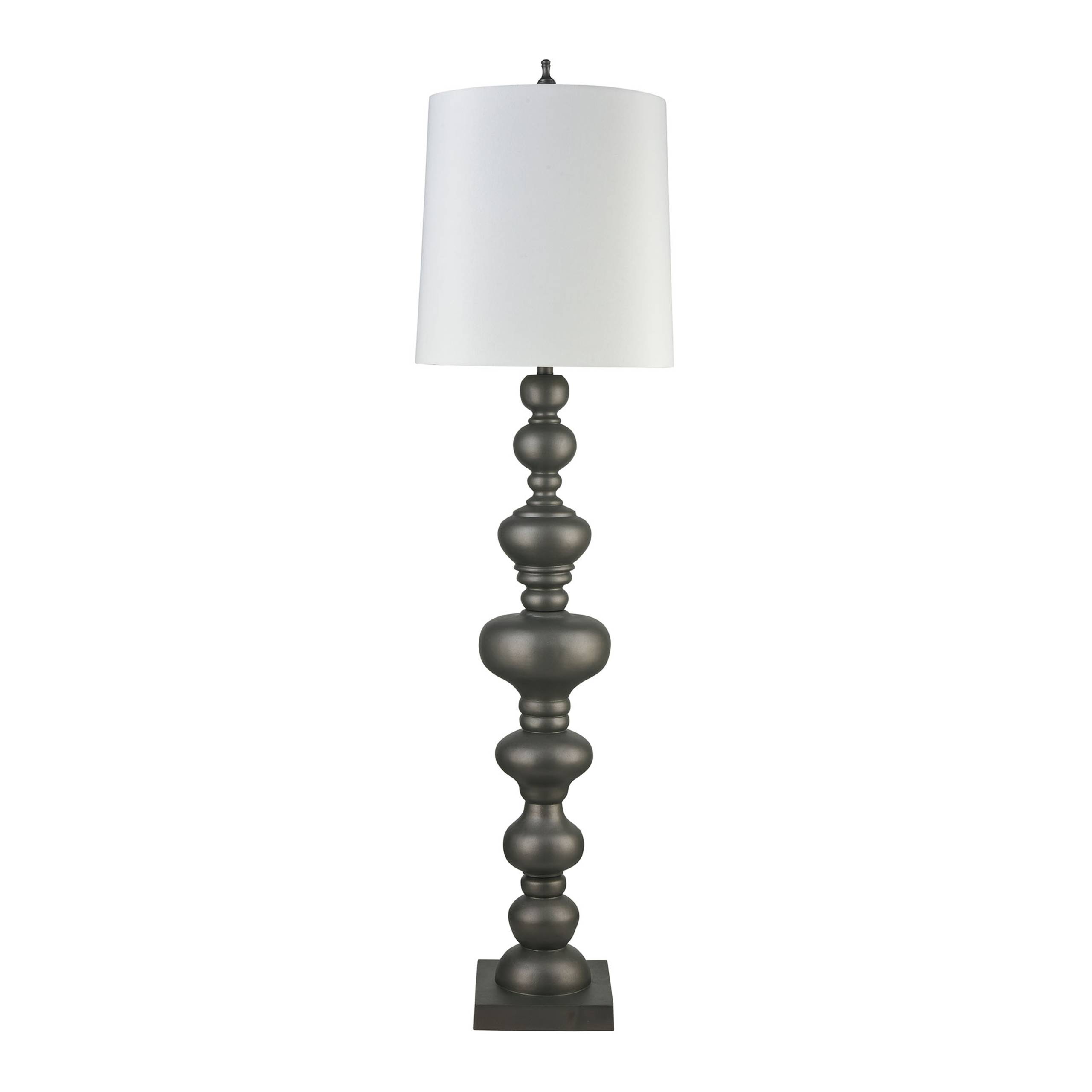 Meymac 74'' High 1-Light Floor Lamp - Pewter - Image 5