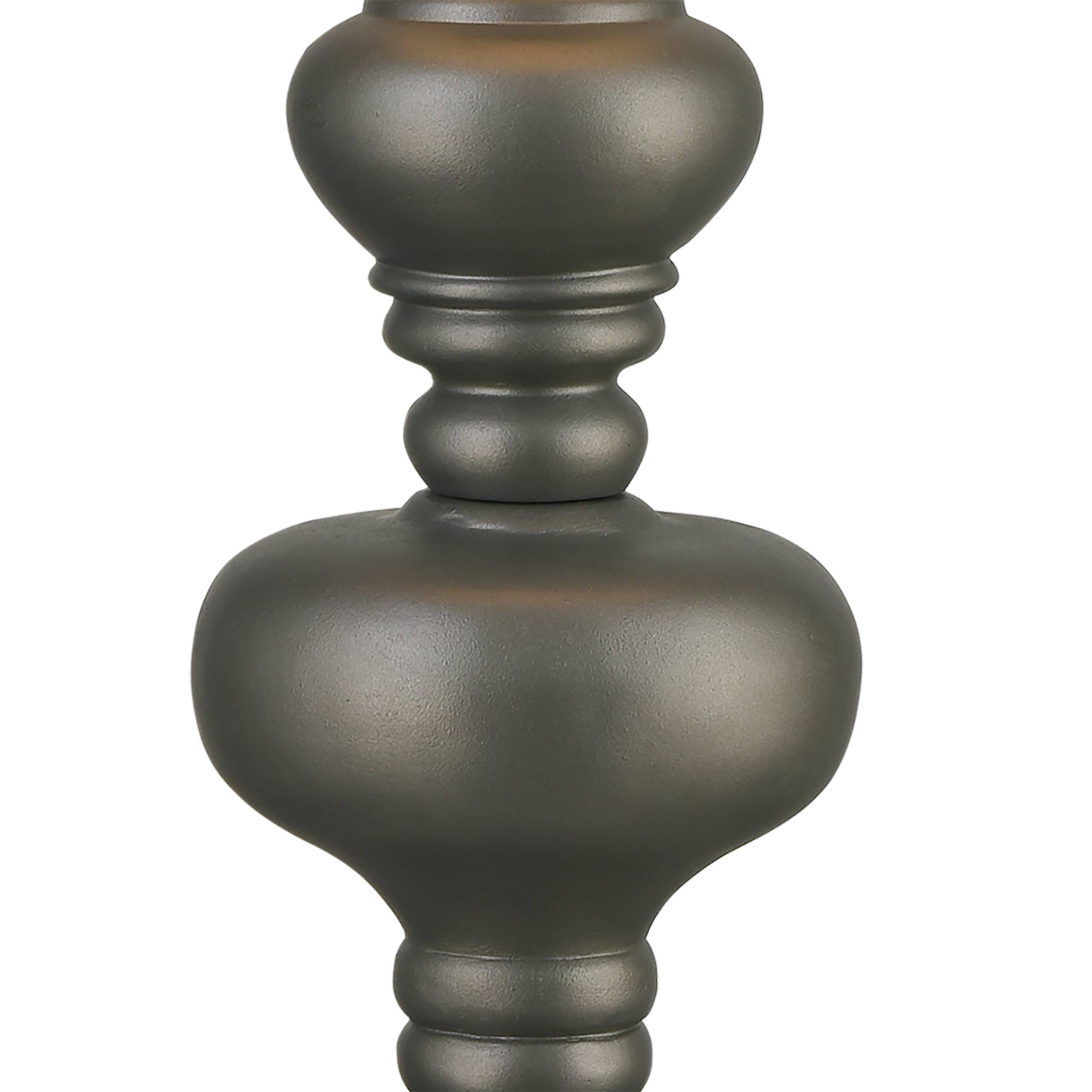 Meymac 74'' High 1-Light Floor Lamp - Pewter - Image 2