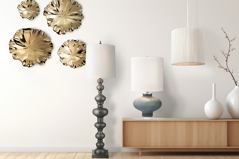 Meymac 74'' High 1-Light Floor Lamp - Pewter - Image 4