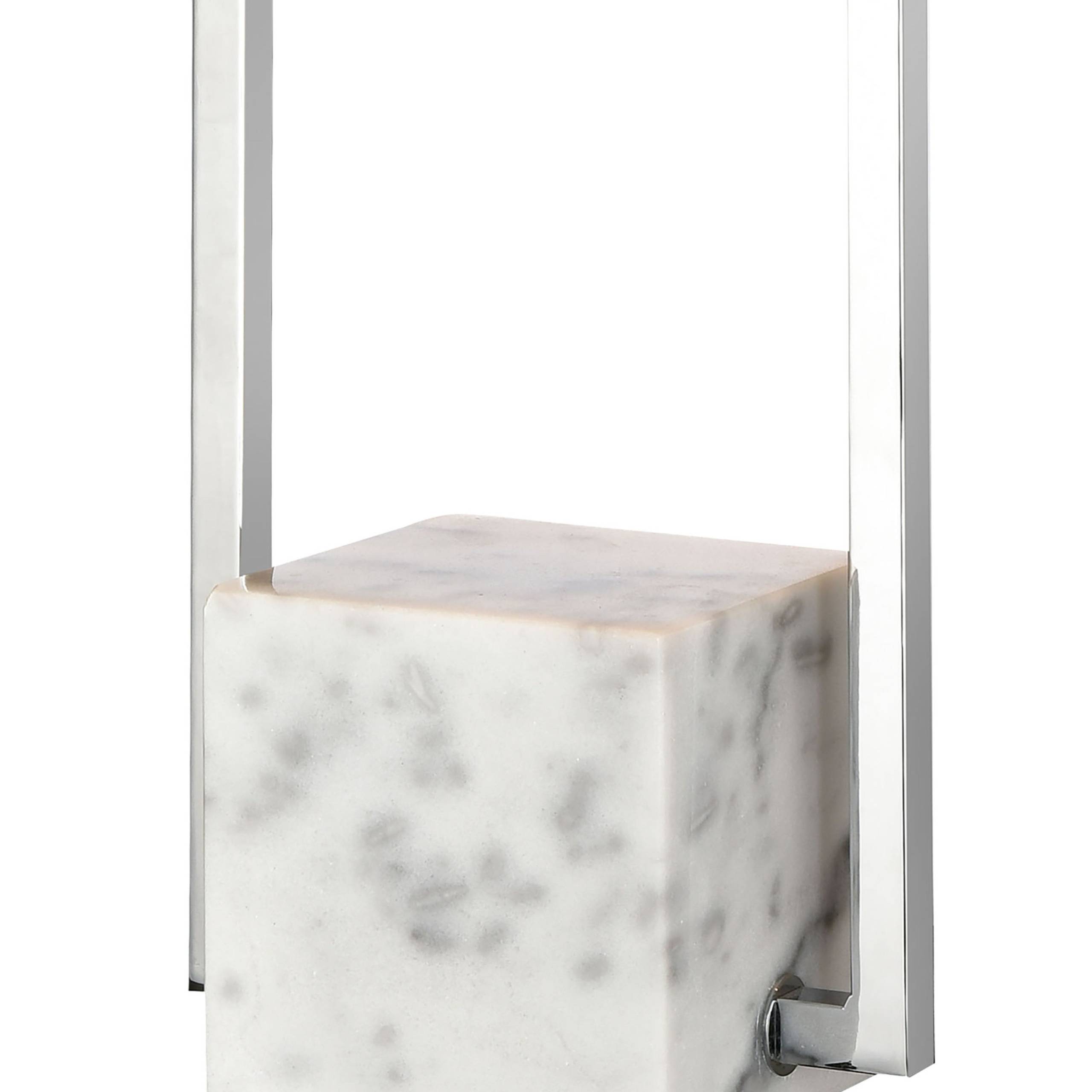 Dunstan Mews 31'' High 1-Light Table Lamp - Chrome - Image 3