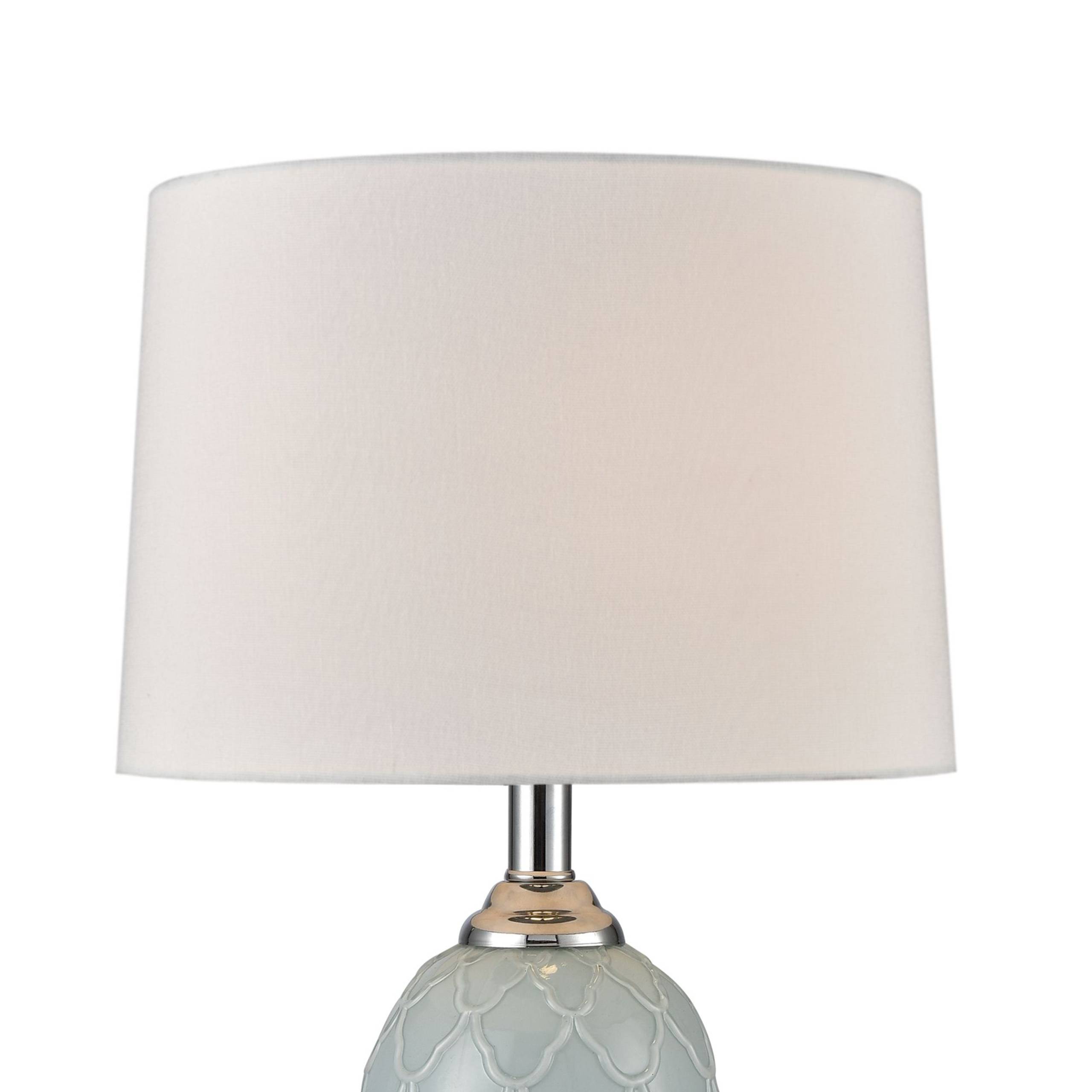 La Joliette 24'' High 2-Light Table Lamp - Set of 2 Pale Blue - Image 3