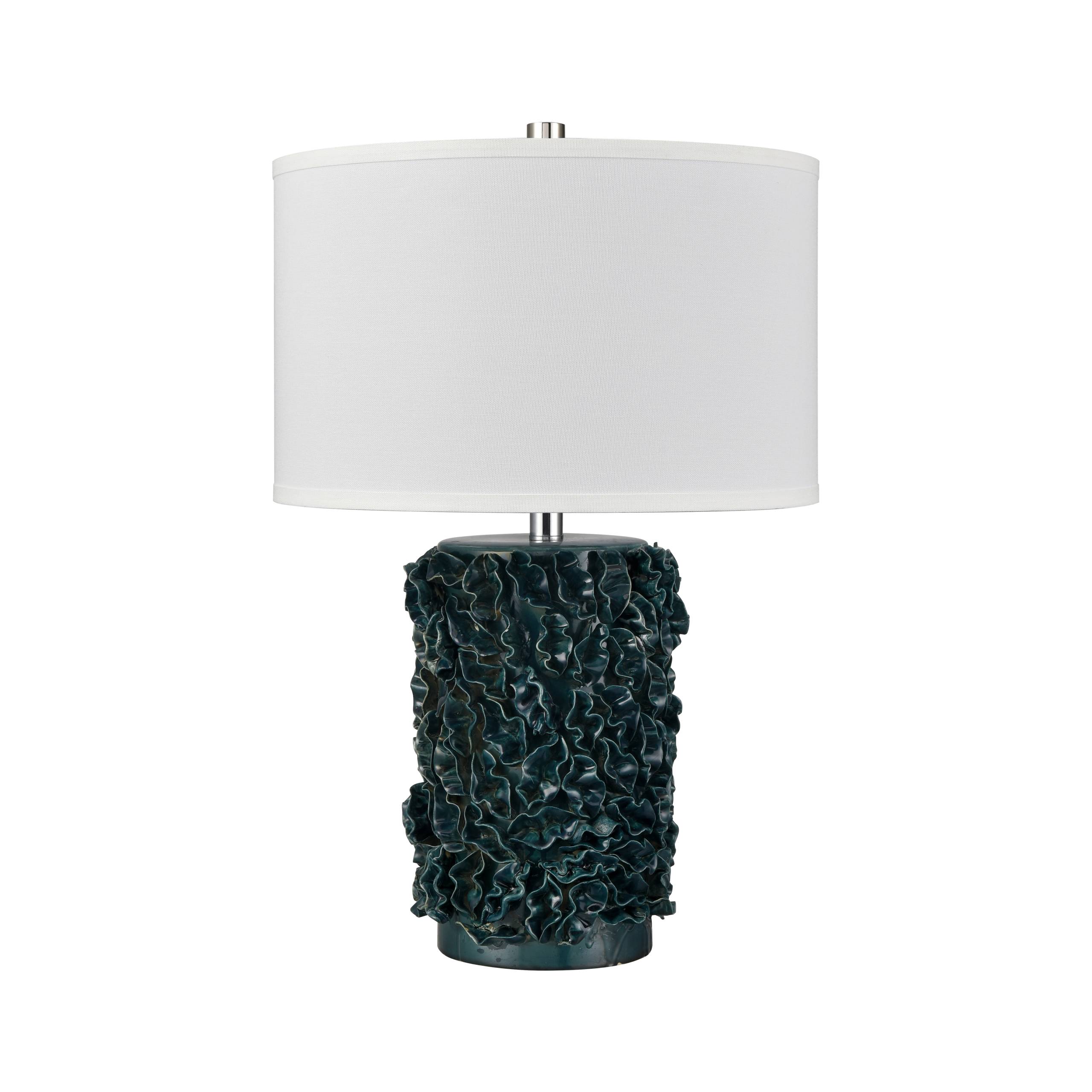 Larkin 25'' High 1-Light Table Lamp - Green Glazed - Image 2