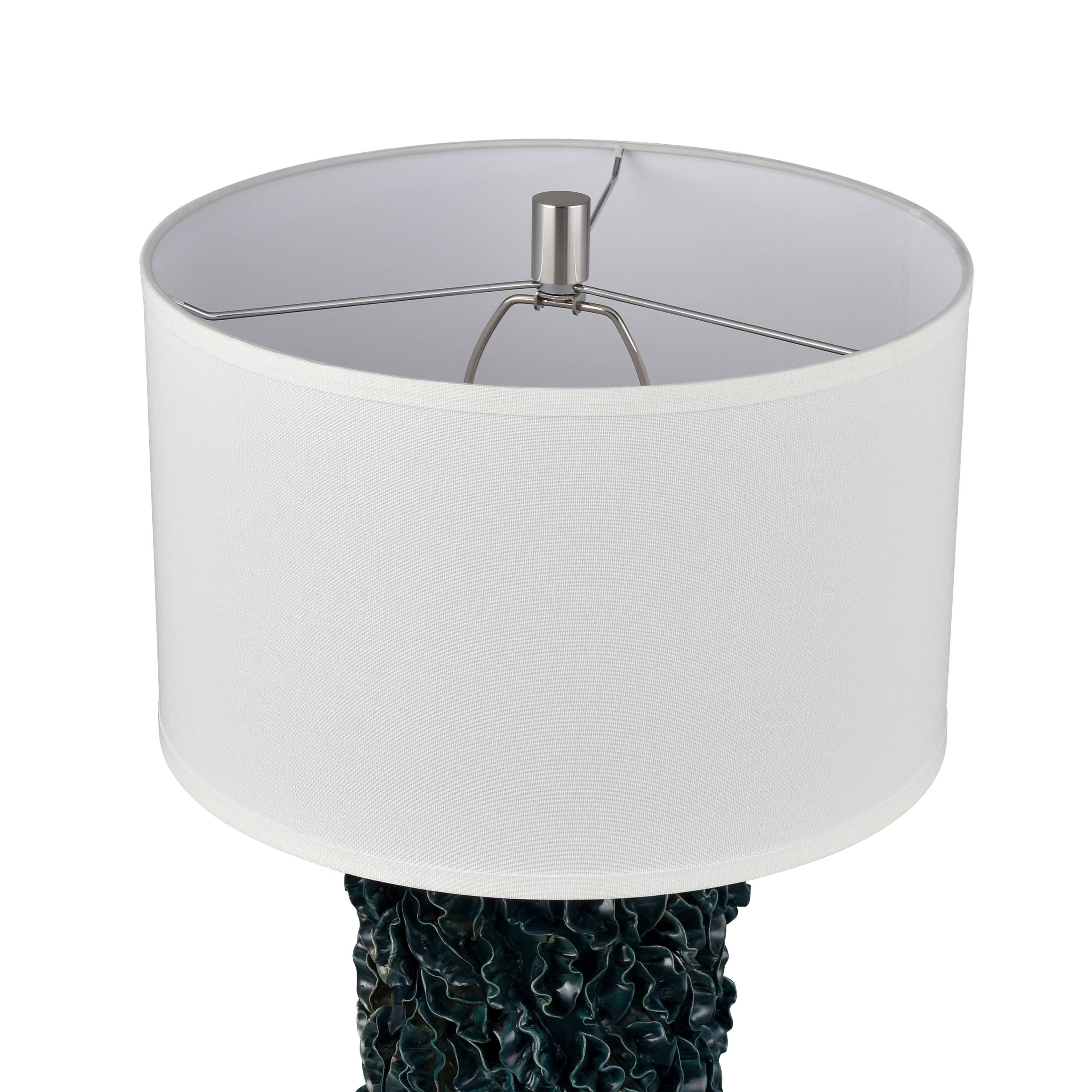 Larkin 25'' High 1-Light Table Lamp - Green Glazed - Image 3