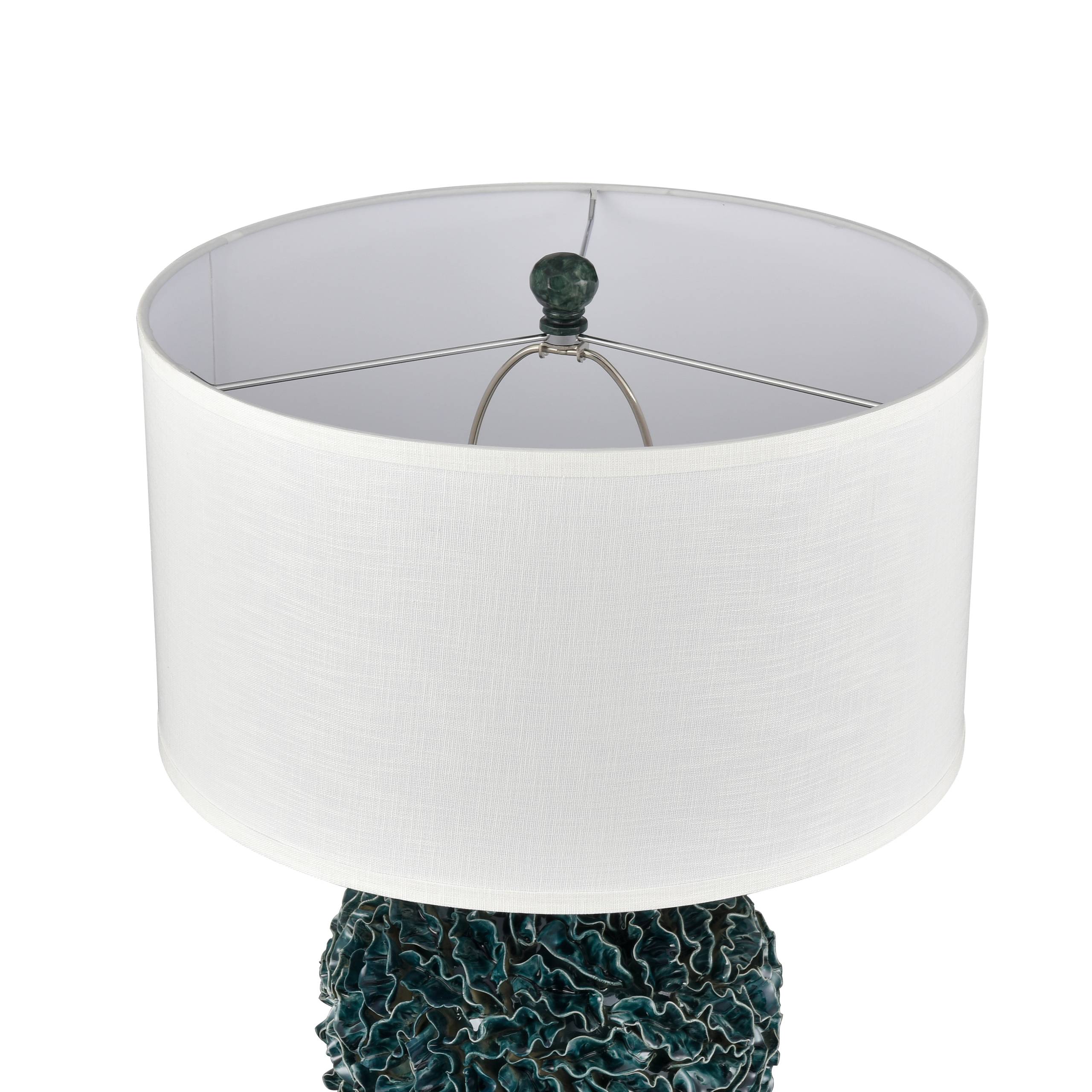 Larkin 27.5'' High 1-Light Table Lamp - Green Glaze - Image 2