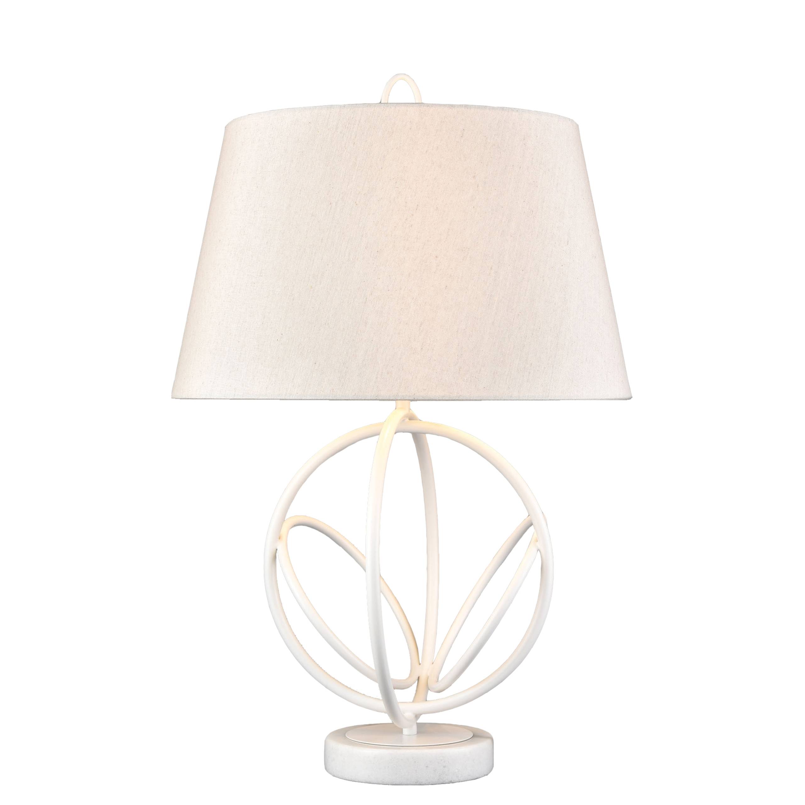 Morely 26'' High 1-Light Table Lamp - Matte White - Image 4