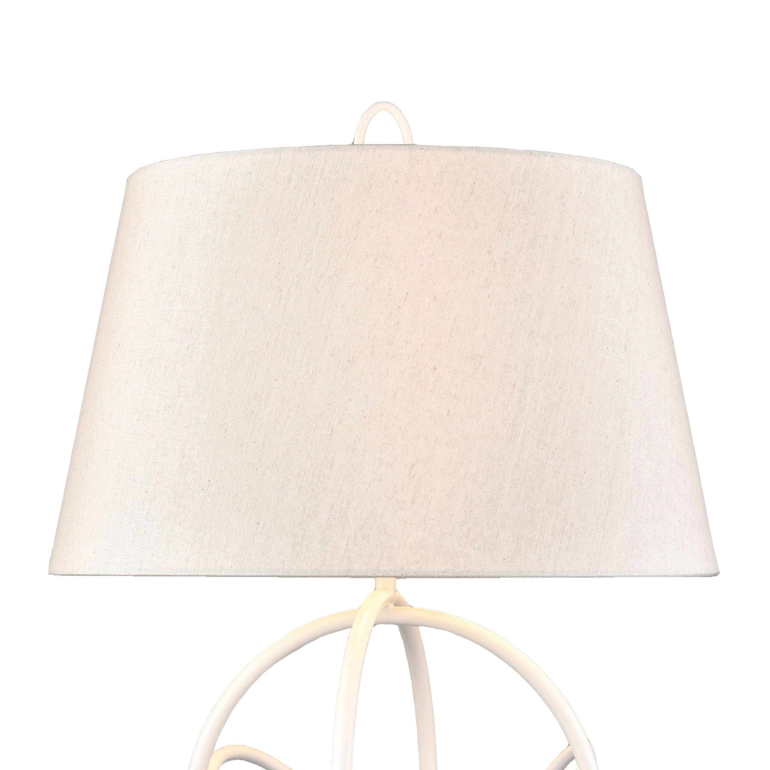 Morely 26'' High 1-Light Table Lamp - Matte White - Image 2