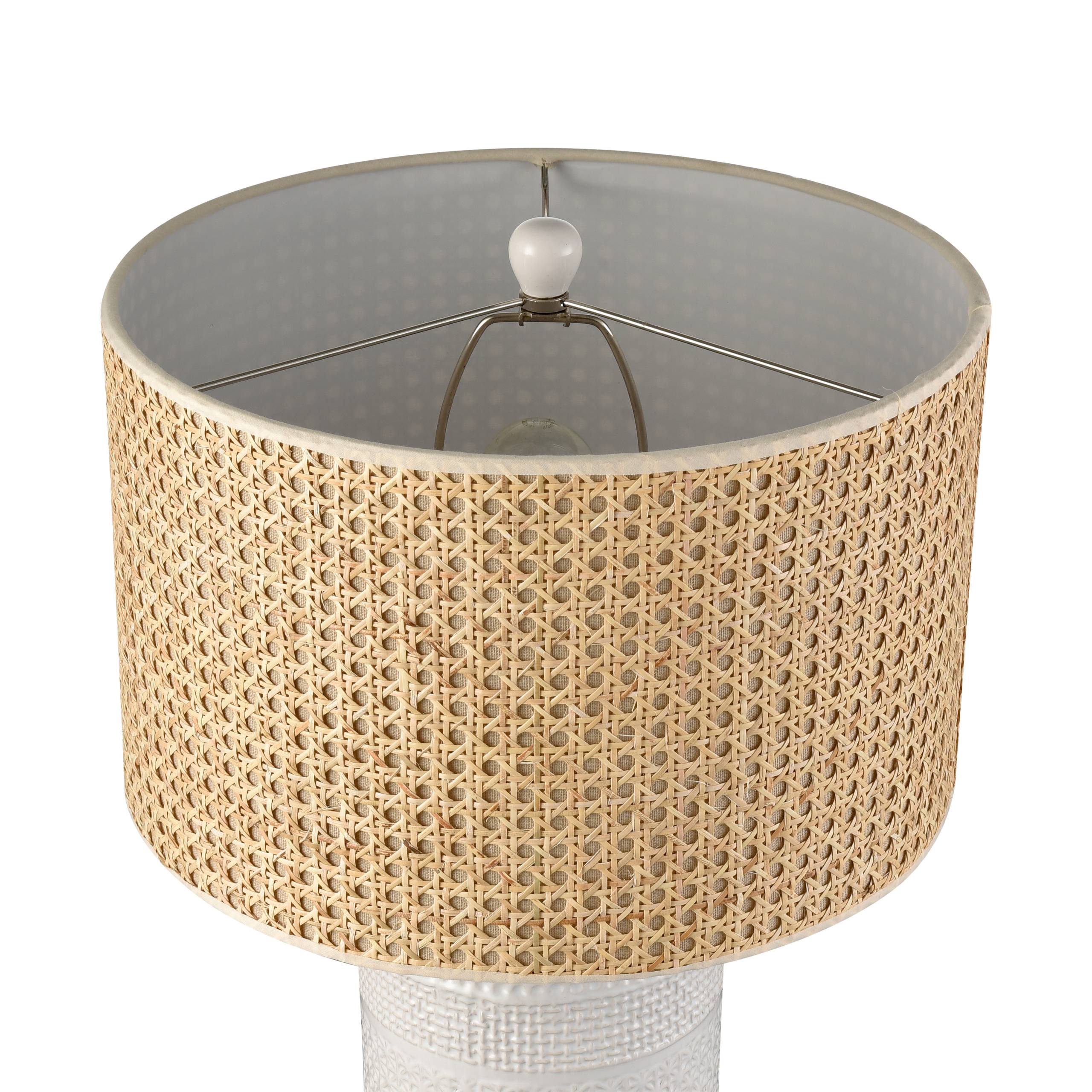 Seymour 24.5'' High 1-Light Table Lamp - White Glaze - Image 2