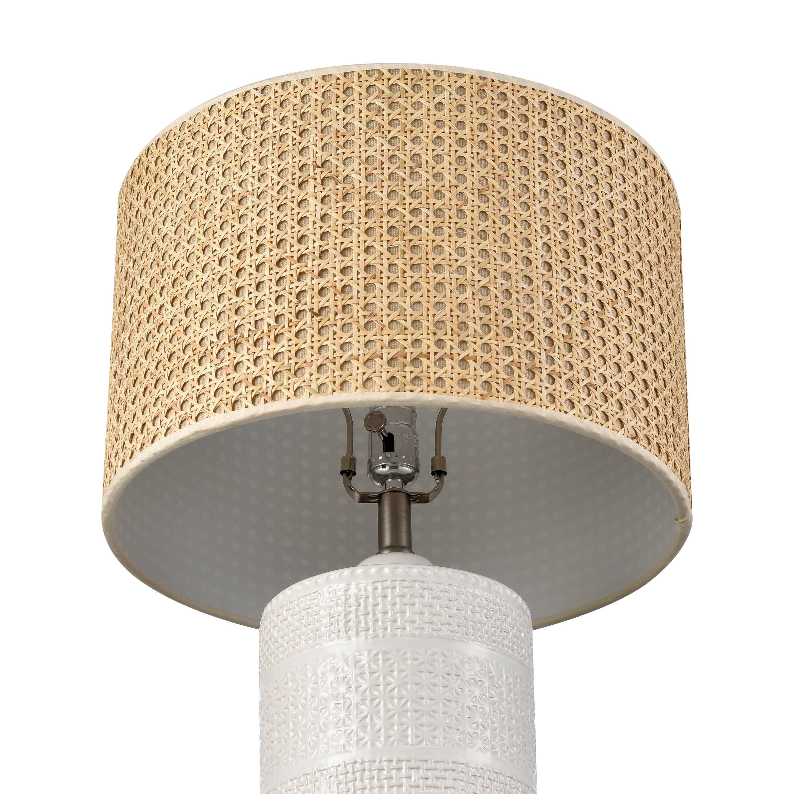 Seymour 24.5'' High 1-Light Table Lamp - White Glaze - Image 4