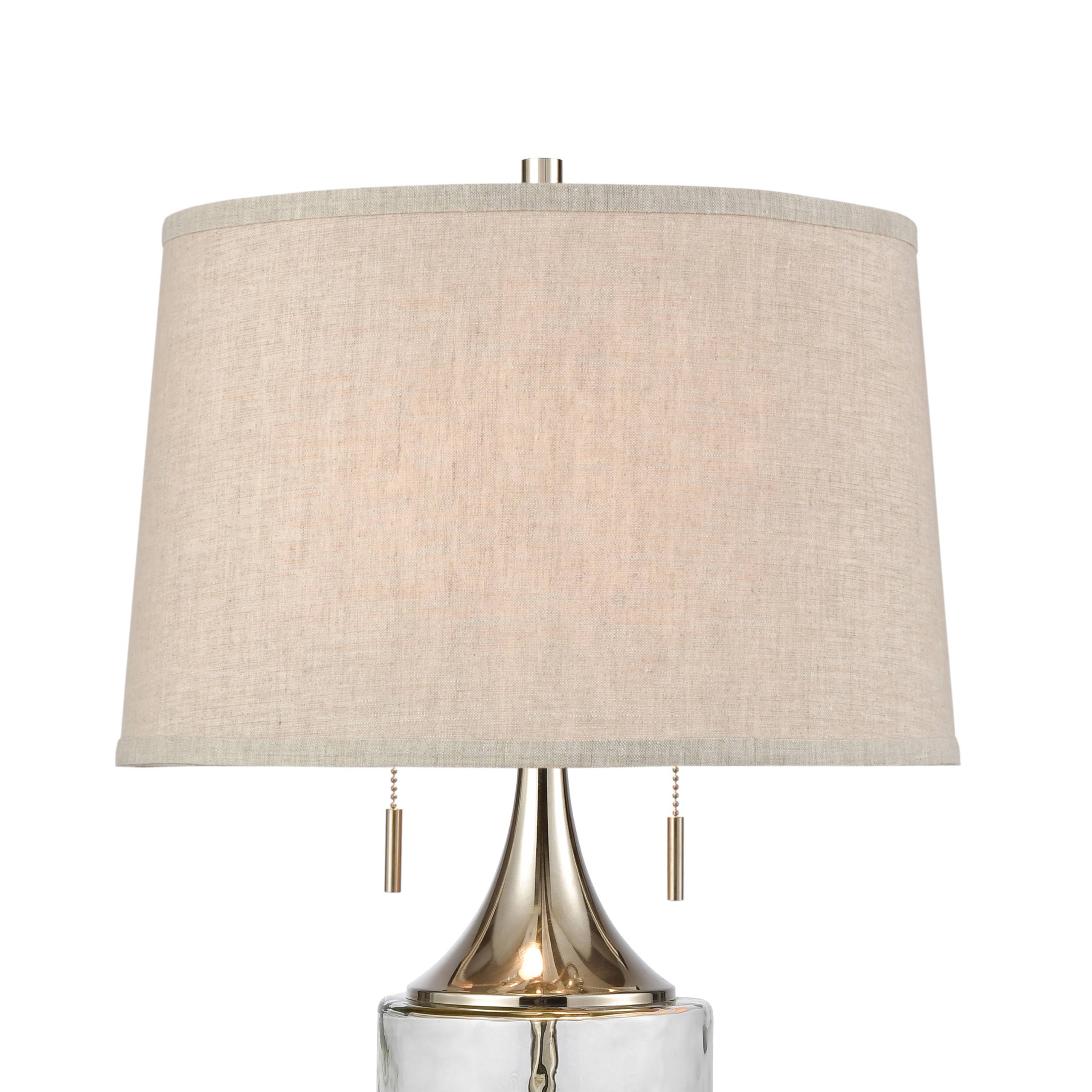 Tribeca 27'' High 2-Light Table Lamp - Clear - Image 2