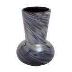 Black Feathered Vase - Small Black