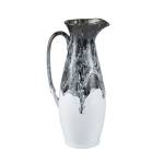 Gallemore Pitcher - Black and White Glazed