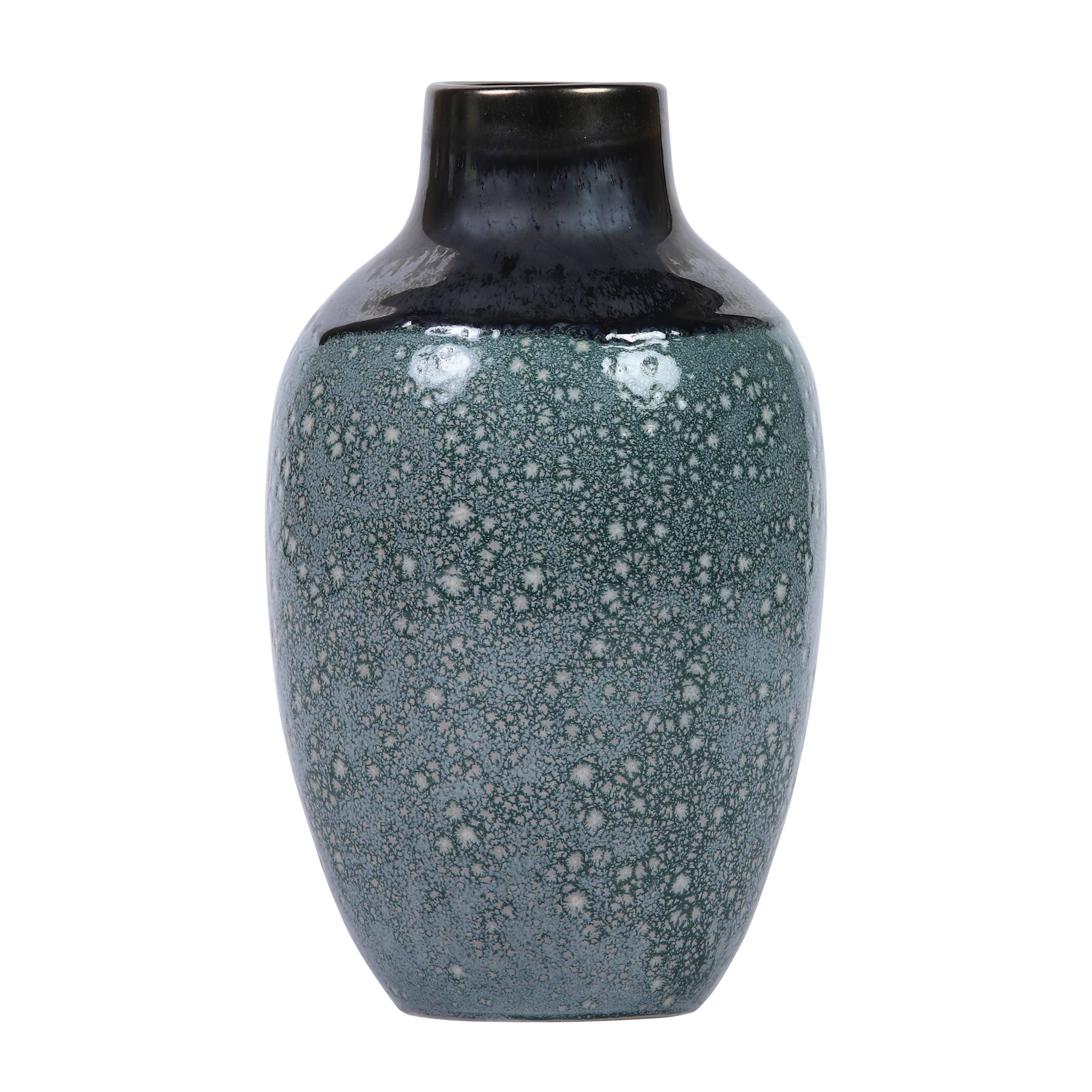 Clayton Vase - Blue Glazed