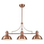 Chadwick 47'' Wide 3-Light Linear Chandelier - Antique Copper