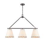 Marion 36'' Wide 3-Light Linear Chandelier - Oil Rubbed Bronze