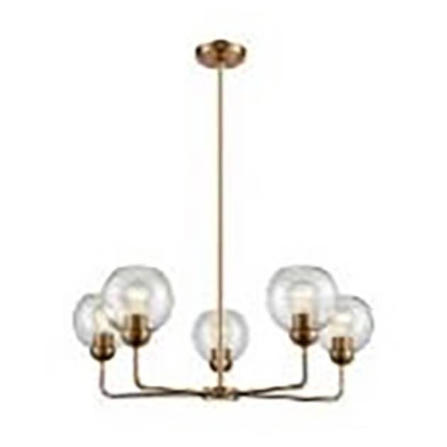 Astoria 28'' Wide 5-Light Chandelier - Gold
