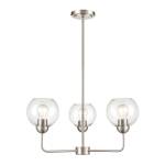 Astoria 23'' Wide 3-Light Chandelier - Brushed Nickel