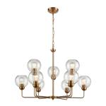 Astoria 32'' Wide 9-Light Chandelier - Satin Gold