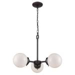 Beckett 22'' Wide 3-Light Chandelier - Oil Rubbed Bronze