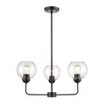 Boman 23'' Wide 3-Light Chandelier - Oil Rubbed Bronze
