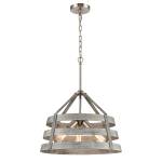 Brigantine 18'' Wide 3-Light Chandelier - Weathered Driftwood