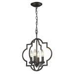 Chandette 14'' Wide 4-Light Chandelier - Oil Rubbed Bronze