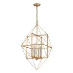Connexions 16'' Wide 4-Light Chandelier - Gold Leaf