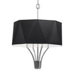 Diamond 21'' Wide 4-Light Chandelier - Polished Nickel