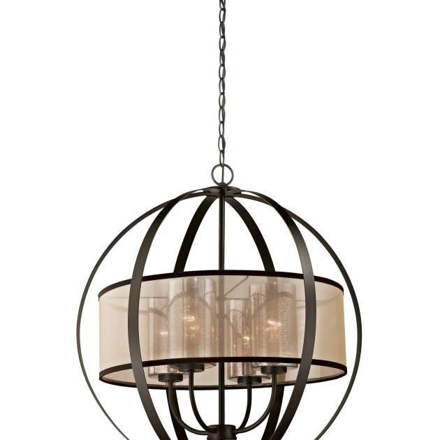 Diffusion 24'' Wide 4-Light Chandelier - Oil Rubbed Bronze