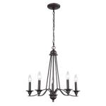 Farmington 21'' Wide 5-Light Chandelier - Oil Rubbed Bronze