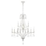 French Parlor 36'' Wide 12-Light Chandelier - Vintage White