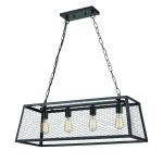 Grange 31'' Wide 4-Light Chandelier - Oil Rubbed Bronze