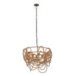 Macon 26'' Wide 4-Light Chandelier - Natural