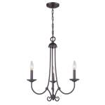 Montgomery 20'' Wide 3-Light Chandelier - Oil Rubbed Bronze