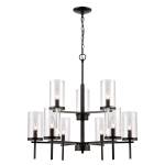 Oakland 28.5'' Wide 9-Light Chandelier - Black