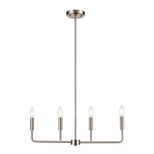 Park Slope 25'' Wide 4-Light Chandelier - Brushed Nickel