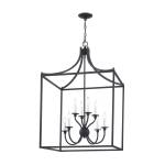 Prescott 24'' Wide 8-Light Chandelier - Matte Black