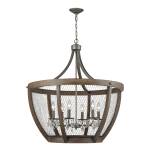 Renaissance Invention 30'' Wide 6-Light Chandelier - Weathered Zinc