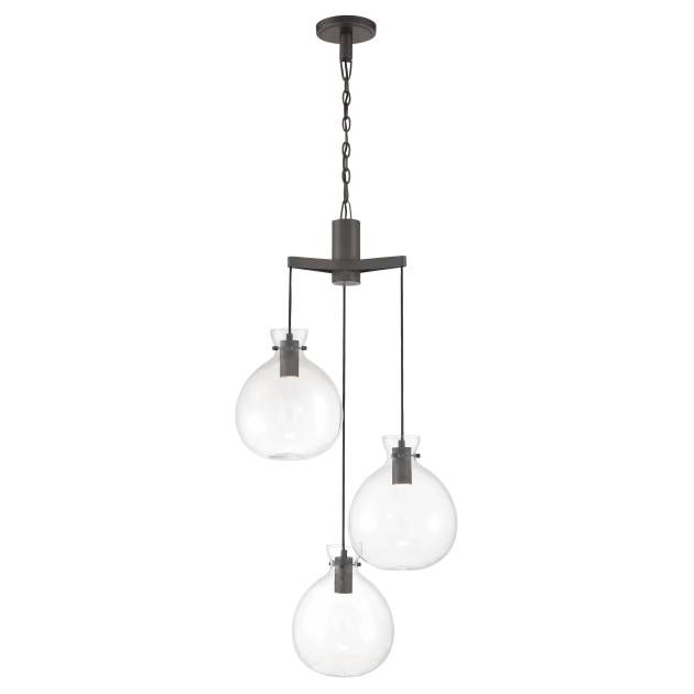 Selina 22'' Wide Integrated LED Chandelier - Oil Rubbed Bronze