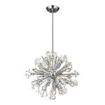 Starburst 20'' Wide 15-Light Chandelier - Polished Chrome