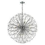 Dandelion 36'' Wide 19-Light Chandelier - Polished Chrome
