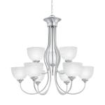 Tahoe 30'' Wide 9-Light Chandelier - Brushed Nickel