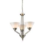 Tribecca 21'' Wide 3-Light Chandelier - Brushed Nickel
