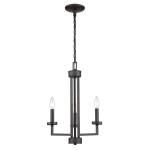 West End 15'' Wide 3-Light Chandelier - Oil Rubbed Bronze