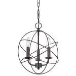 Williamsport 13'' Wide 3-Light Chandelier - Oil Rubbed Bronze