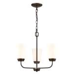 Winslow 19'' Wide 3-Light Chandelier - Oil Rubbed Bronze