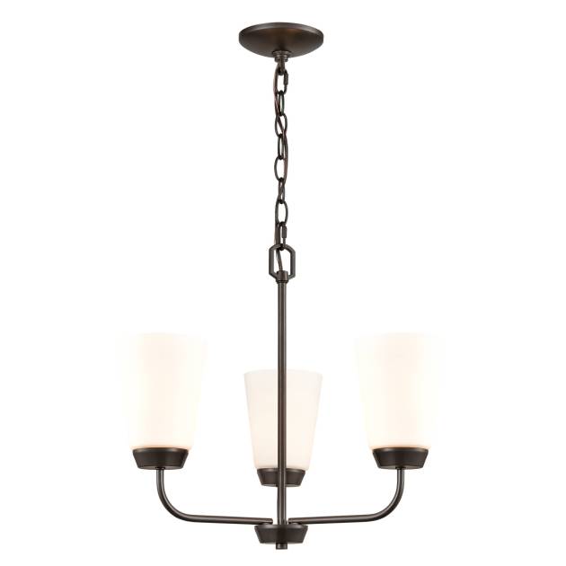 Winslow 19'' Wide 3-Light Chandelier - Oil Rubbed Bronze