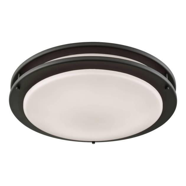 Clarion 14'' Wide 1-Light Flush Mount - Oil Rubbed Bronze