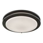 Clarion 15'' Wide 1-Light Flush Mount - Oil Rubbed Bronze